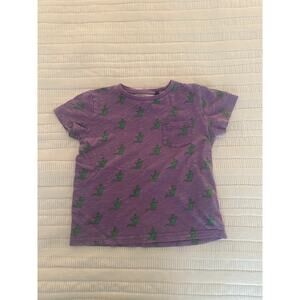 Mini Boden 6-7y Alligator Pocket Tee